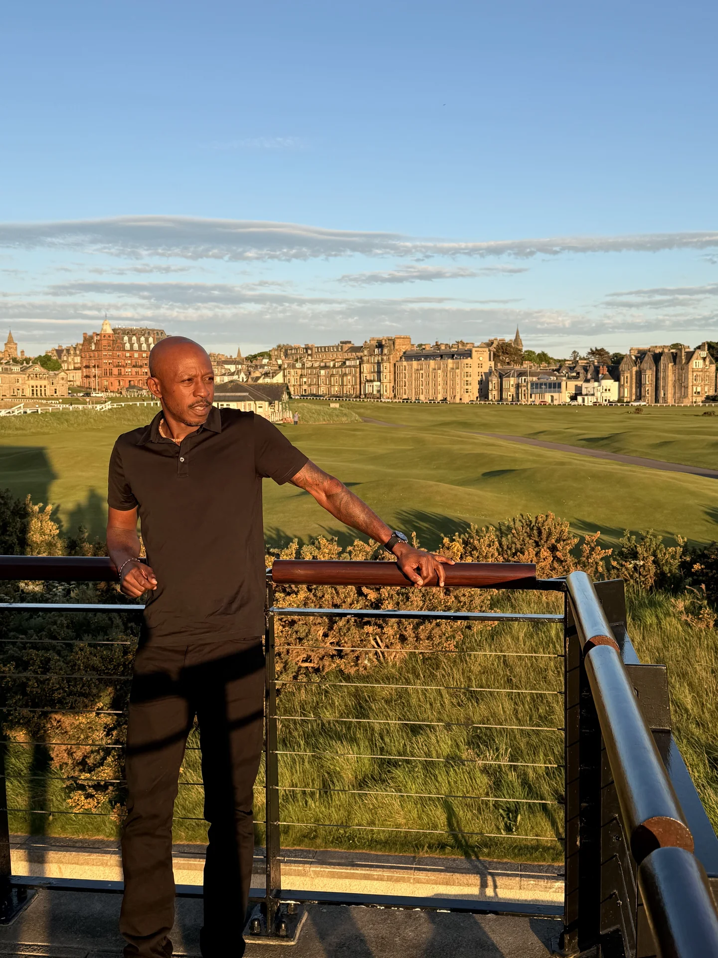 Arrival in St Andrews