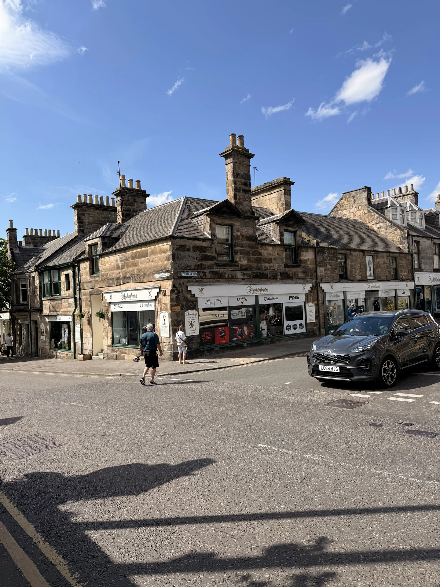 Arrival in St Andrews
